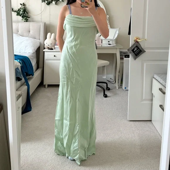 Dresses | Vintage Sage Green Promformal Dress | Poshmark